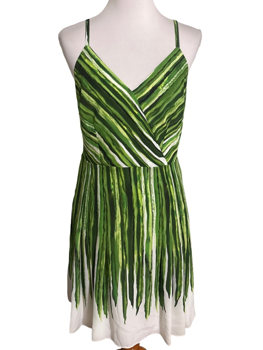 The Limited Green Striped Midi Dress ⭐️⭐️